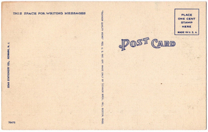 Back of postcard.