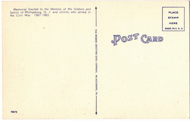 Back of postcard.