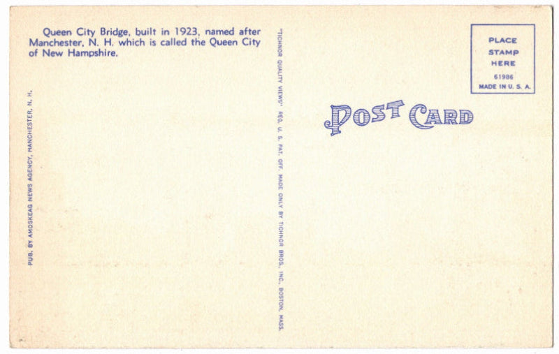 Back of postcard.