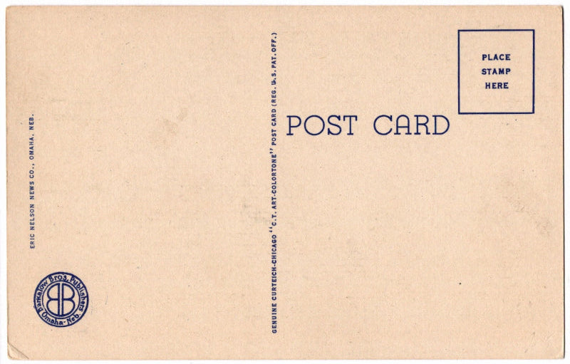 Back of postcard.