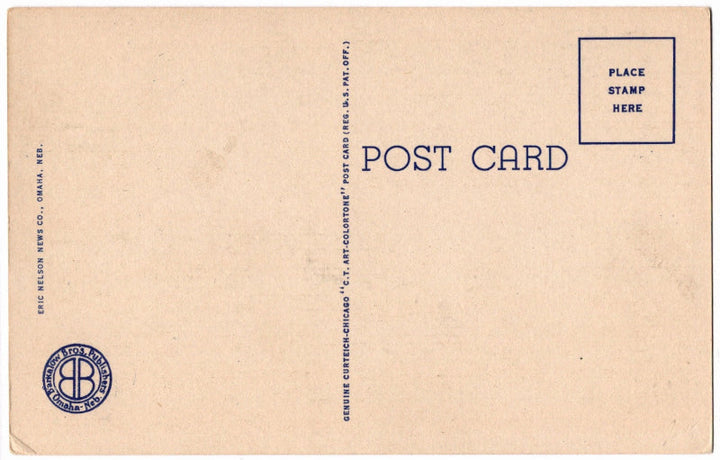 Back of postcard.