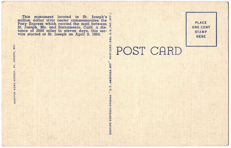Back of postcard.