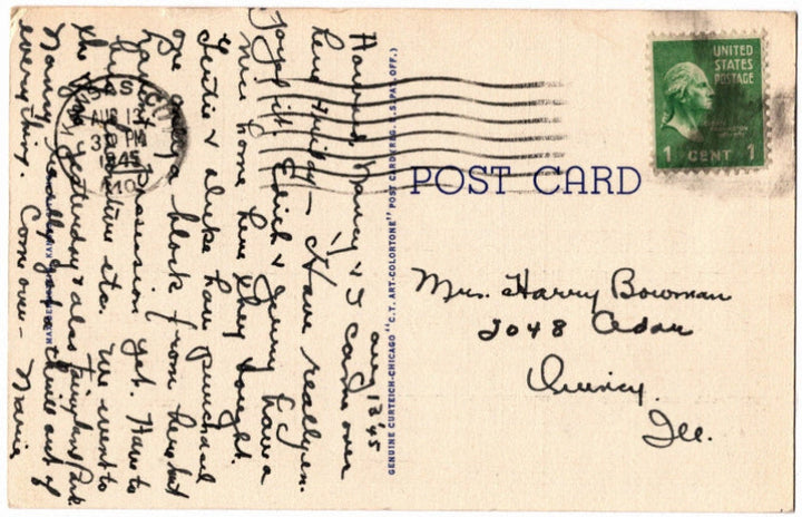 Back of postcard.