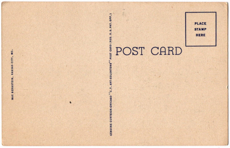 Back of postcard.
