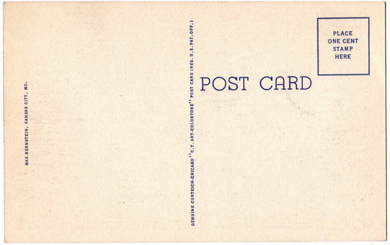 Back of postcard.