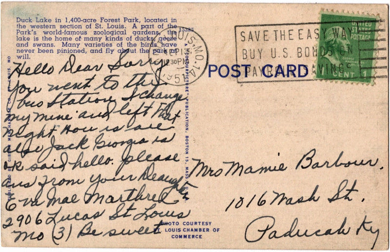 Back of postcard.