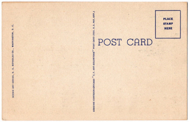 Back of postcard.