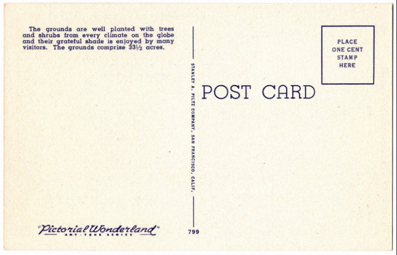 Back of postcard.