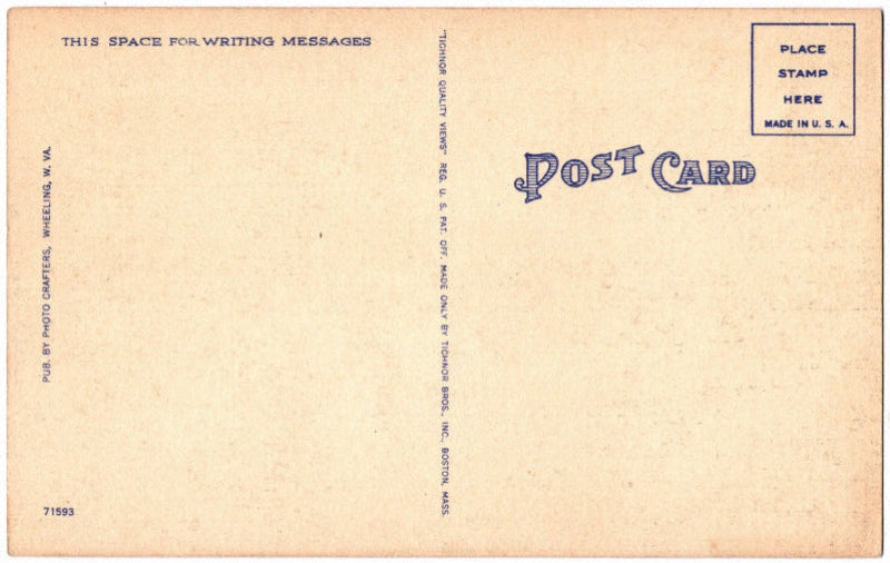 Back of postcard.