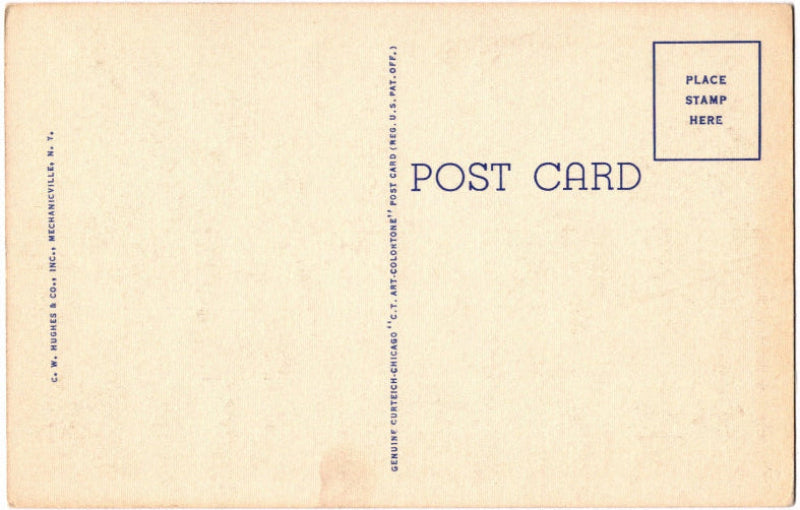 Back of postcard.