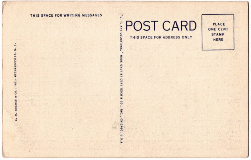 Back of postcard.