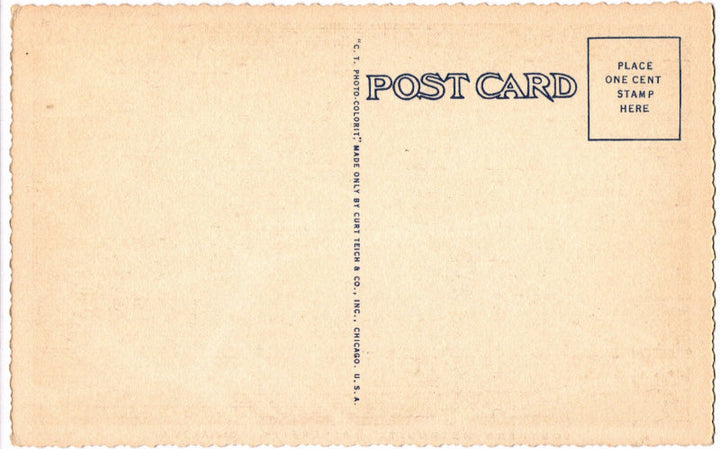 Back of postcard.