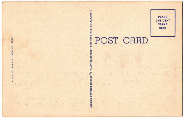 Back of postcard.