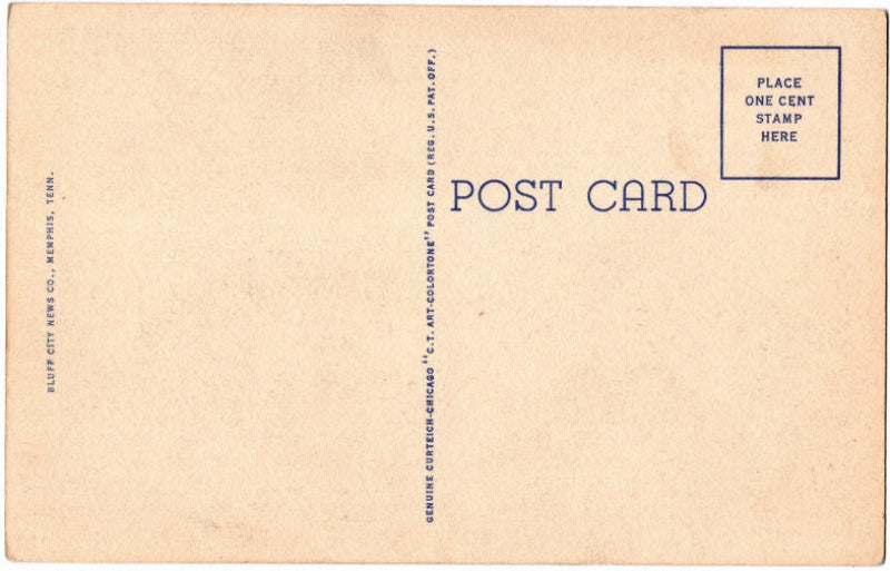 Back of postcard.