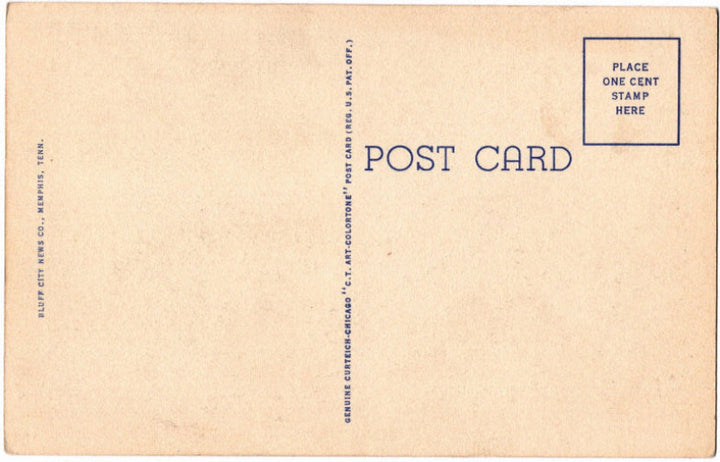 Back of postcard.