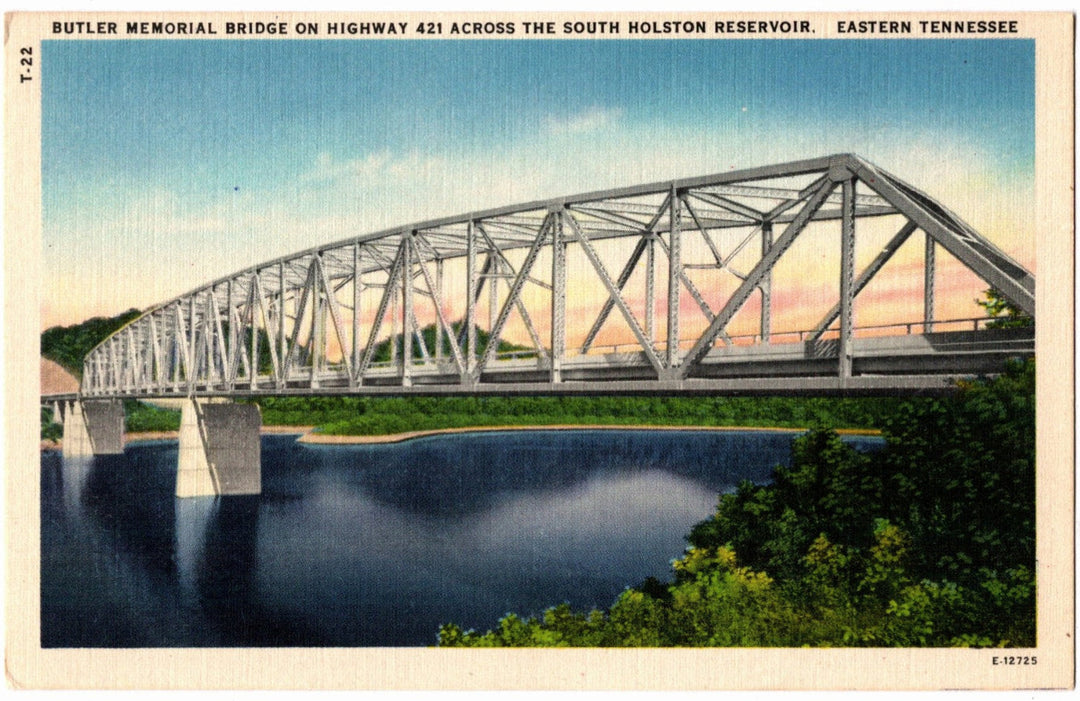 Butler Memorial Bridge over the South Holston Reservoir in Eastern Tennessee
