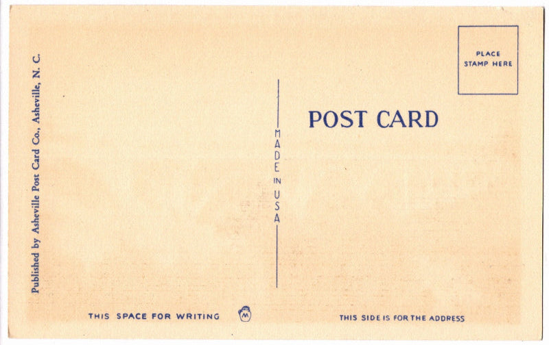 Back of postcard.