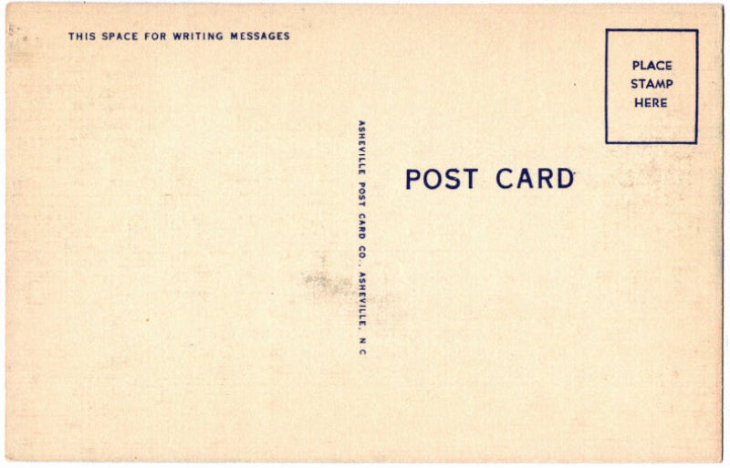 Back of postcard.