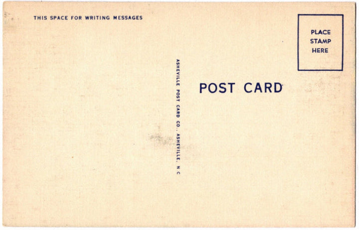 Back of postcard.