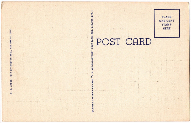 Back of postcard.