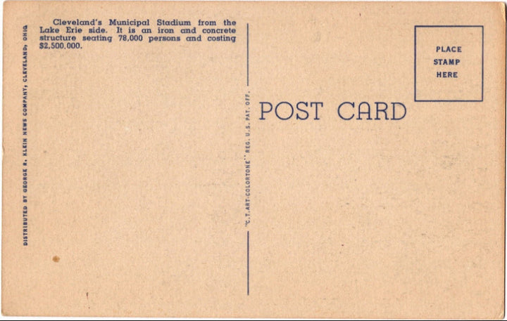 Back of postcard.