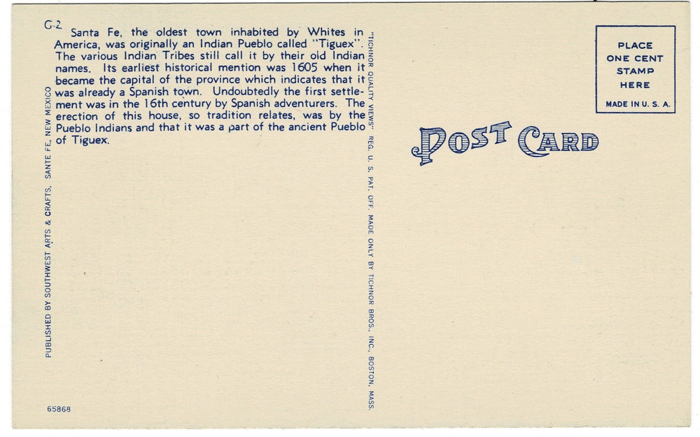 Vintage postcard.