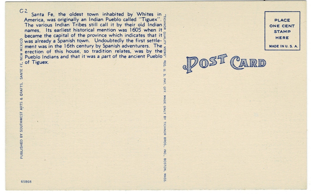 Vintage postcard.