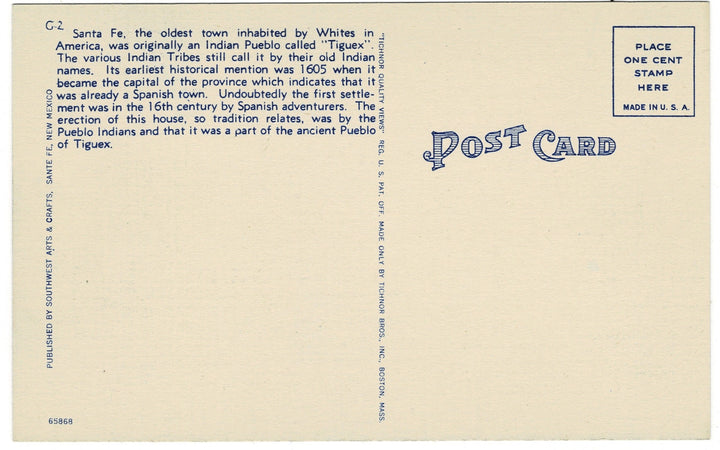 Vintage postcard.