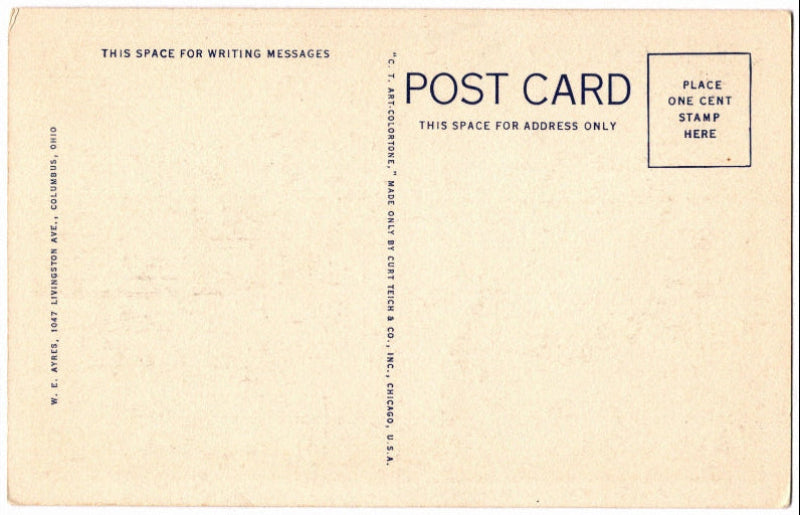 Back of postcard.