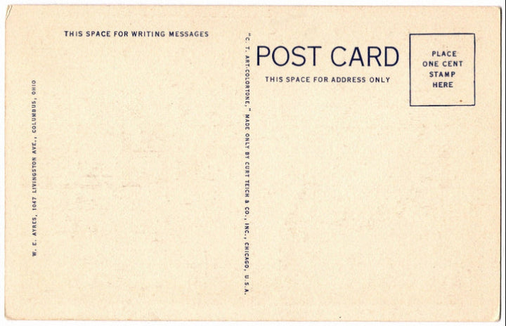 Back of postcard.