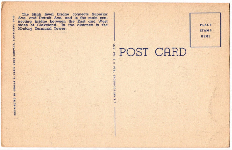 Back of postcard.