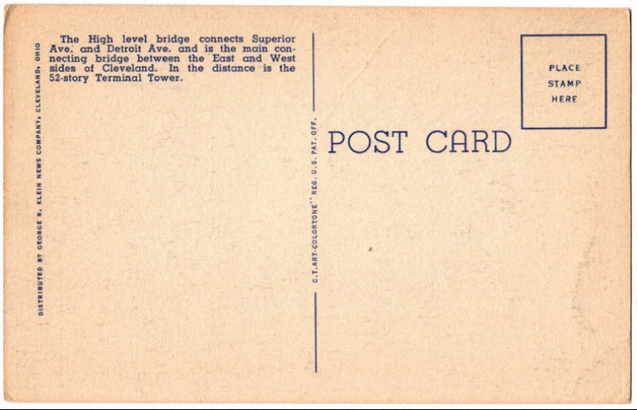 Back of postcard.