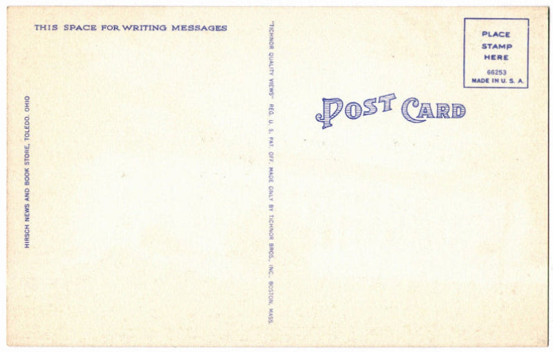 Back of postcard.