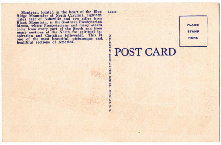 Back of postcard.