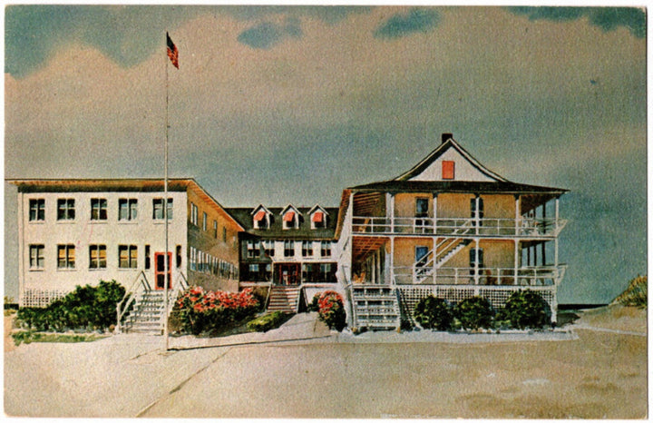 1959 Arlington Hotel Nags Head NC Postcard.