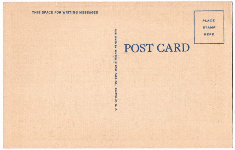 Back of postcard.