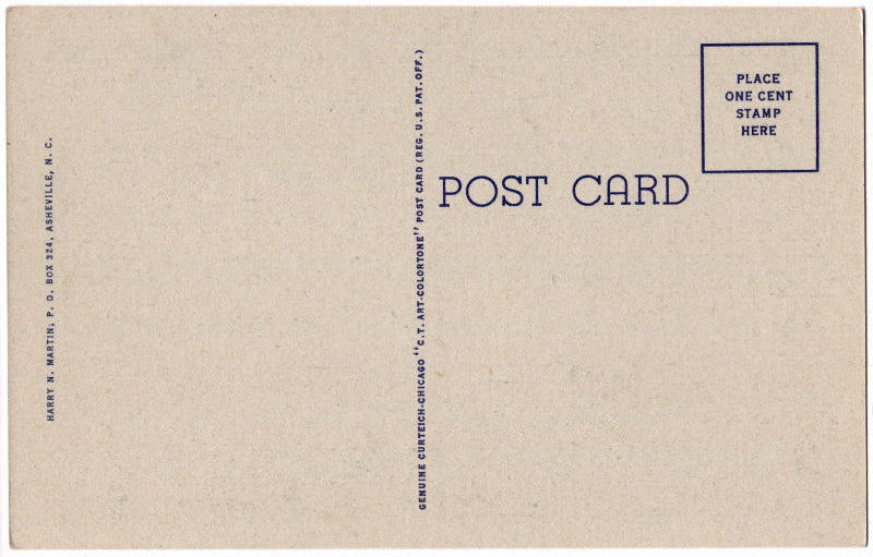Back of postcard.