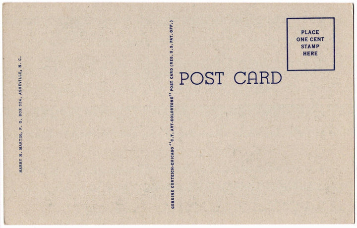 Back of postcard.