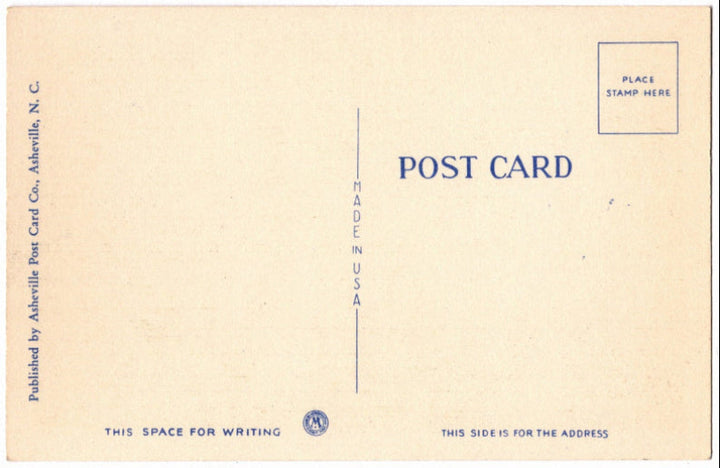 Back of postcard.