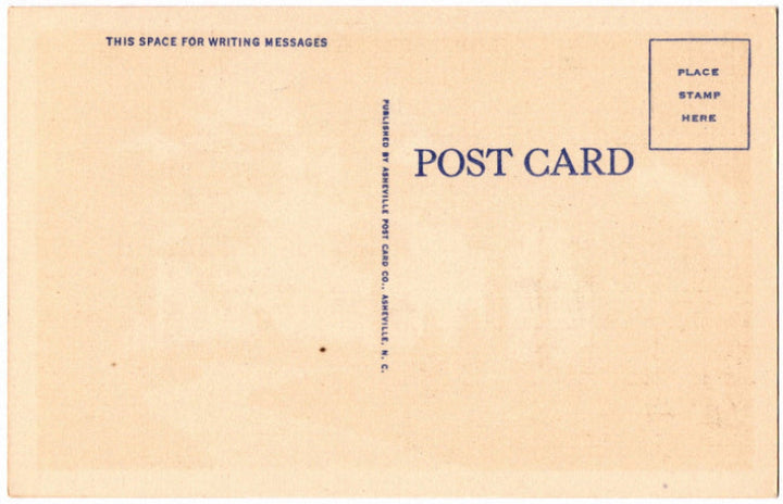 Back of postcard.