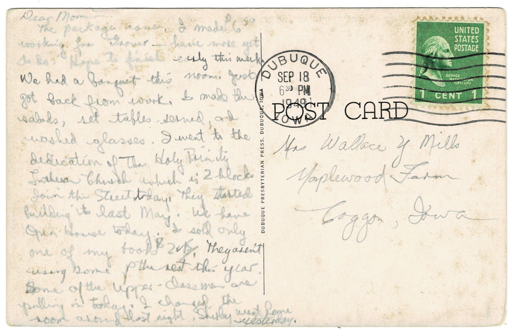 Vintage postcard.