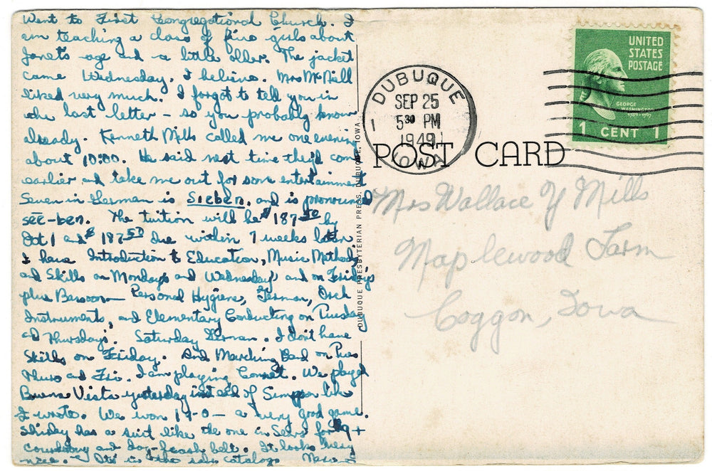 Vintage postcard.