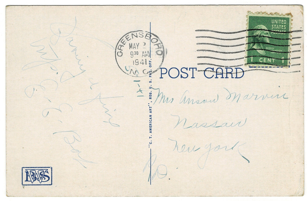 Vintage postcard.