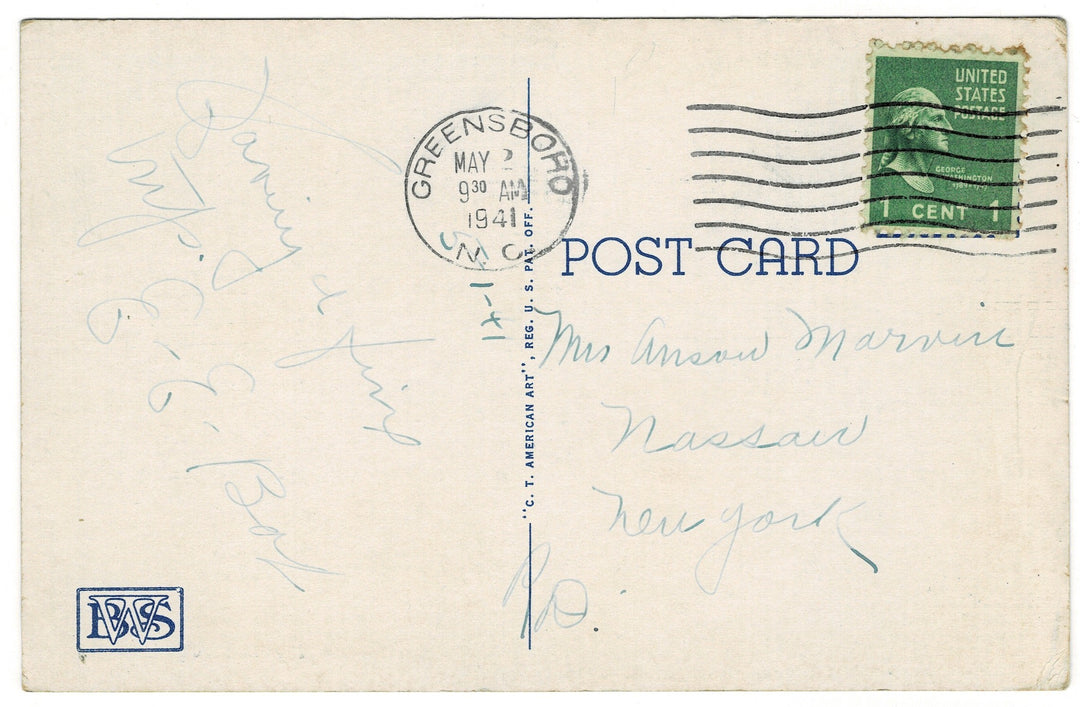 Vintage postcard.