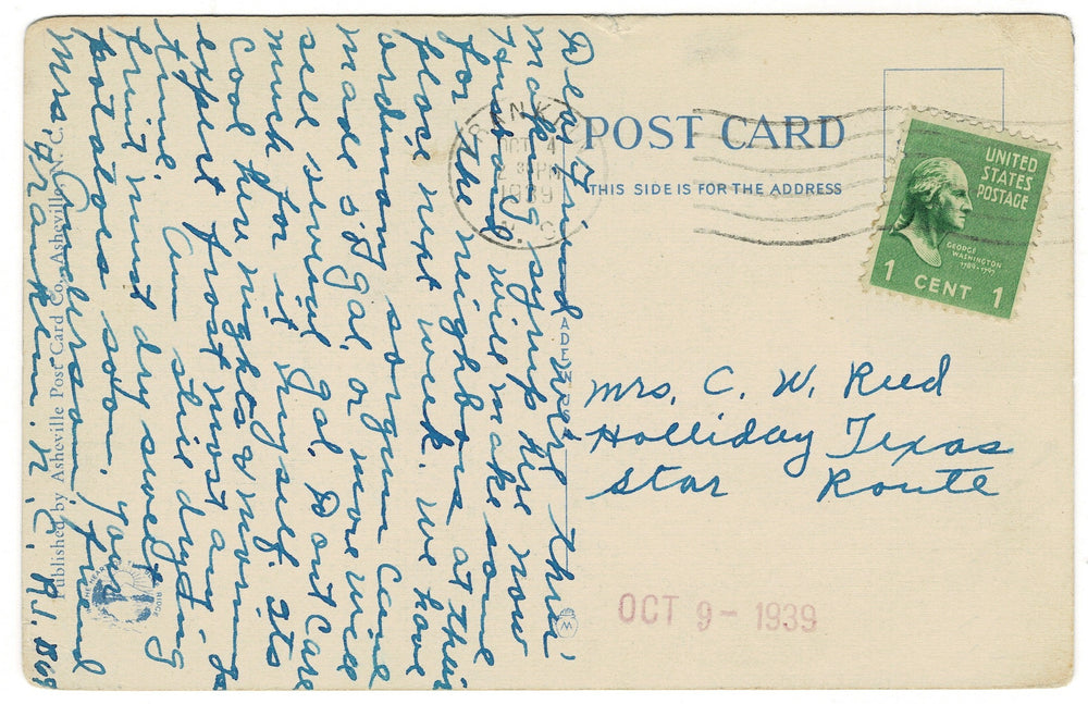 Vintage postcard.
