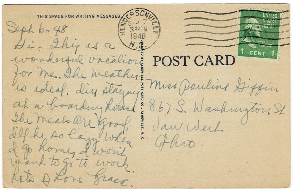 Vintage postcard.