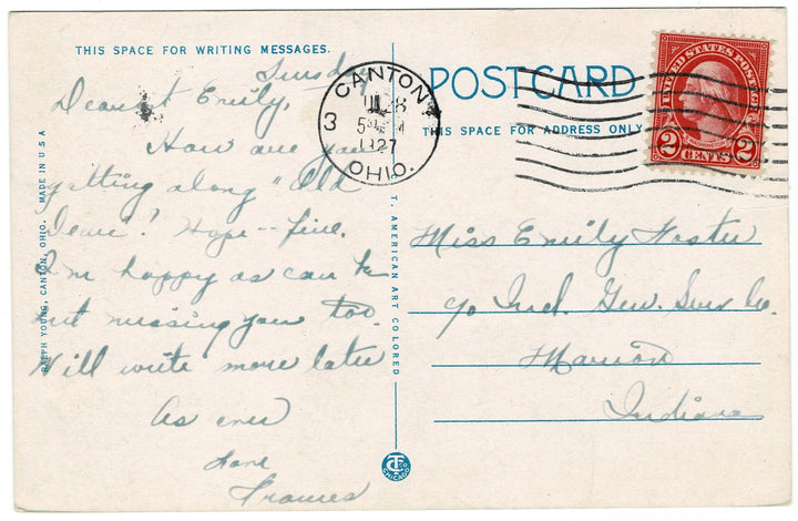 Vintage postcard.