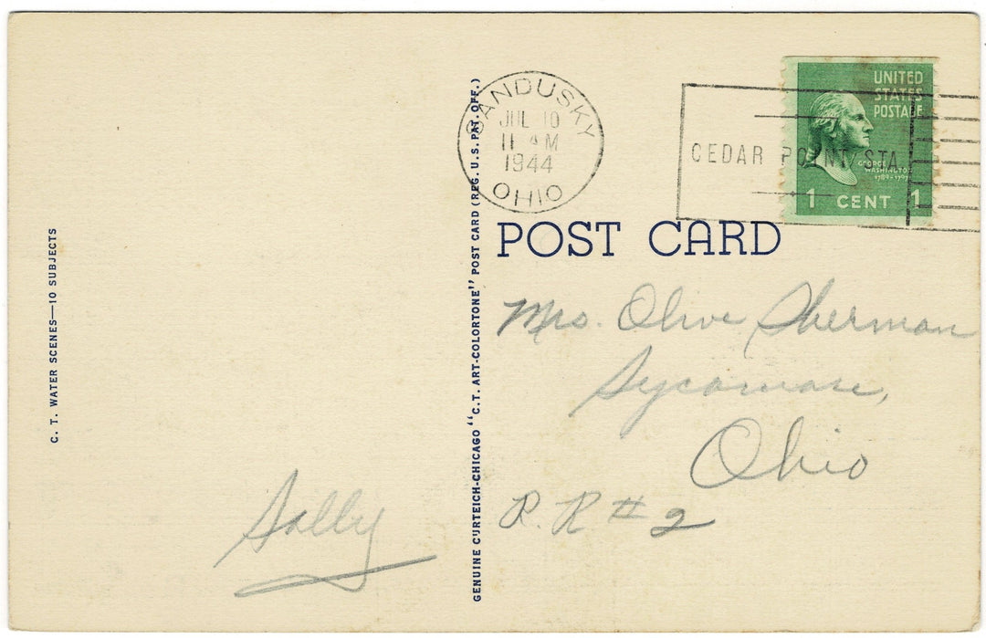Vintage postcard.