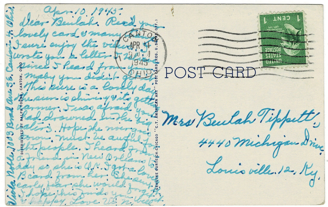 Vintage postcard.