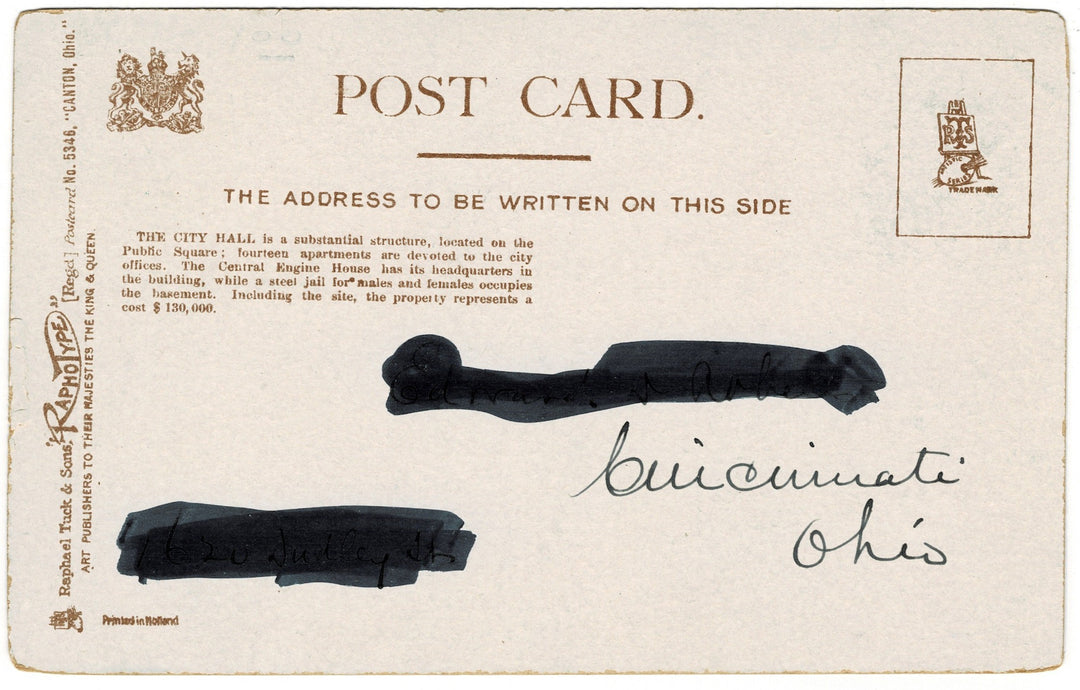 Vintage postcard.